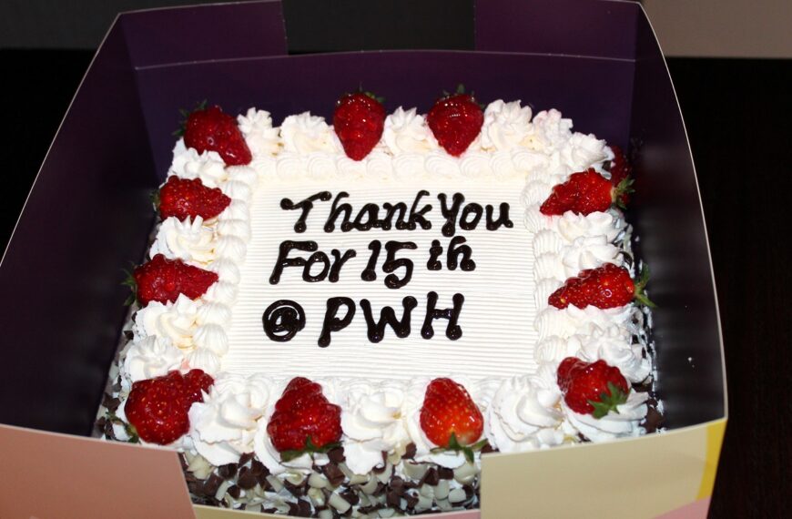 Pravesh’s 15 Year Work Anniversary at PWH – 23 May 2024