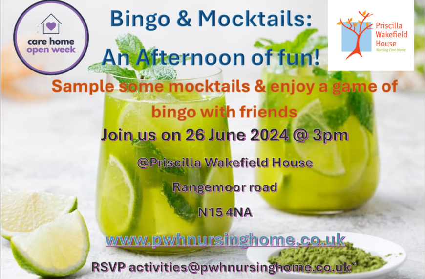 Join us for Bingo & Mocktails – 26 June 2024