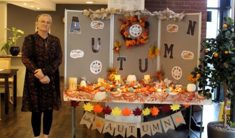 Autumn Display at Reception – October