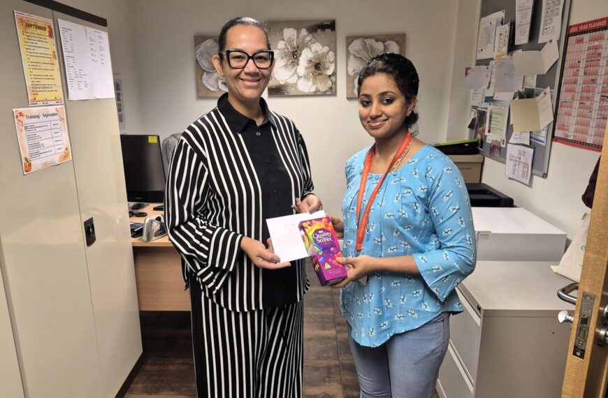 Staff Appreciation – Rintu – 26 September 2025