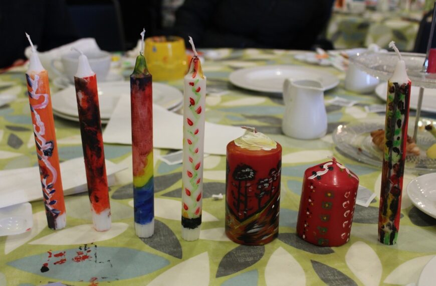 Candle Painting at Café Palais!